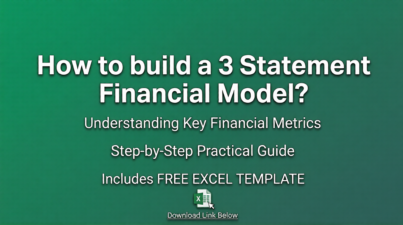 3 Statement Financial Model (Complete Guide + Free Excel Template)